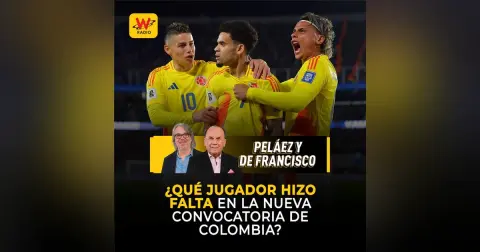 ¿Qué jugador hizo falta en la nueva convocatoria de Colombia?