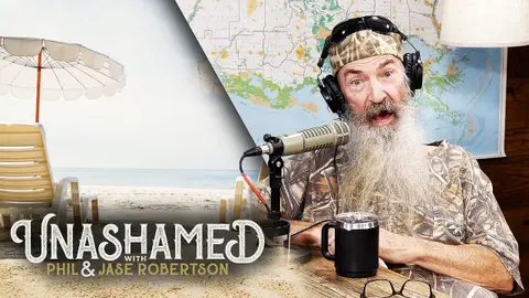 Ep 489 | Miss Kay Takes A Vacation from Phil & Jase Shares What Boudin is
