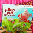 PIGS ON TRAMPOLINES Game Review, Unboxing and How To Play! – Dandy Fun House episode 40