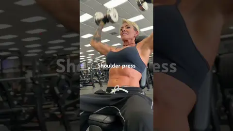 3 must have shoulder exercises. 🔥 #strongwomen #antiaging #motivation #fitover50 #shoulderworkout