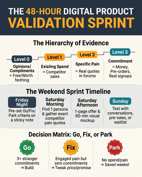 The 48 Hour Digital Product Validation Plan