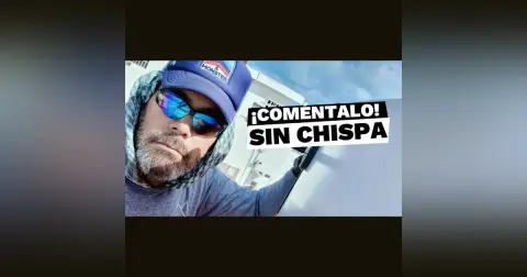 ¡Coméntalo! Sin chispa.