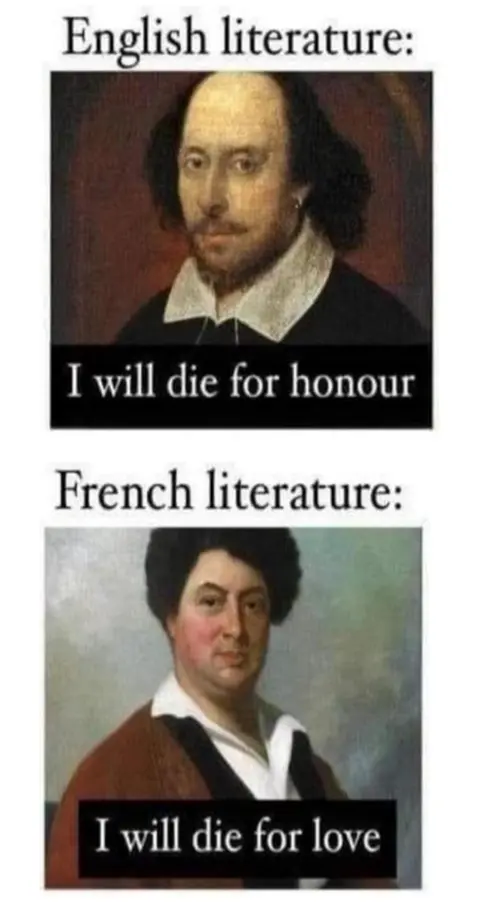 England vs France - A Literary Battle Royale
