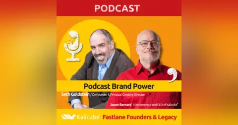 Seth Goldstein with Jason Barnard on Fastlane Founders And Legacy. Podcast Brand Power