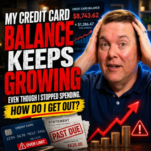 My Credit Card Balance Keeps Growing Even Though I Stopped Spending. How Do I Get Out?