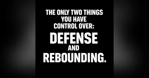 981. Coach Pat Summitt: The ONLY 2 Things You Have Control Over: Defense & Rebounding