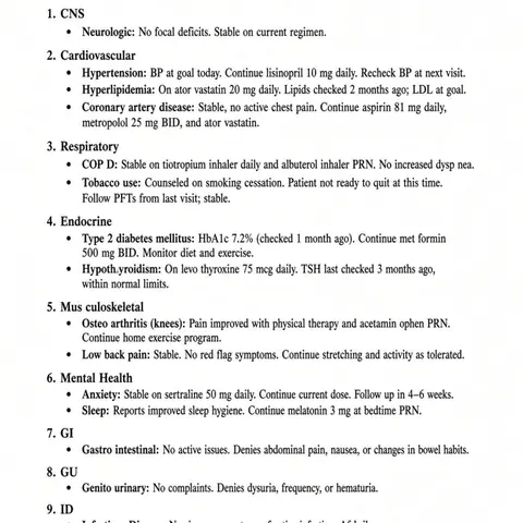Dr. H's Verbal Hassaboluses: Another Reason I Don't Like The System-Based Note
