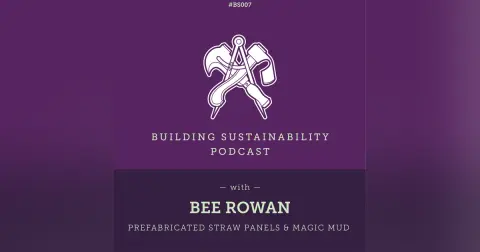 Prefabricated straw panels & magic mud - Bee Rowan - BS007