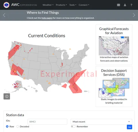 Playing With Weather: A New AWC Website