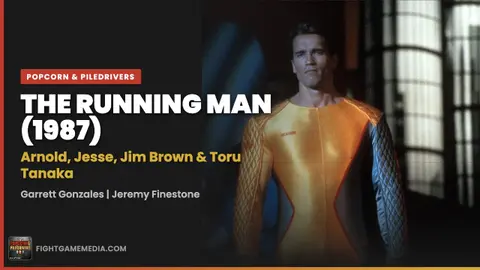 The Running Man (1987) | Arnold, Jesse, Jim Brown & More Fight Game Connects | Popcorn & Piledrivers