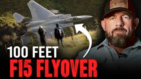 F-15 Pilot Drops to 100 Feet to Save a Pinned Down Navy SEAL