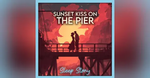 Cozy Coastal Sunset Sleep Story for Adults | Ocean Waves, Gentle Romance & Deep Sleep Meditation