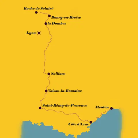 Files Lyon vermijden? Ga links door de Drôme!
