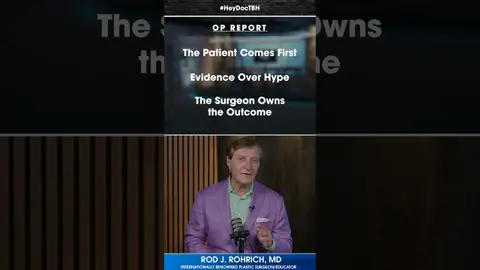 The RJR Op Report is in. 📋 And Dr. Rod Rohrich is not holding back.