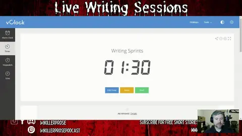 Live Writing Sprints