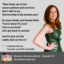 Reimagining support for cancer survivors – with Kathleen Brown, Founder and CEO of buddhi
