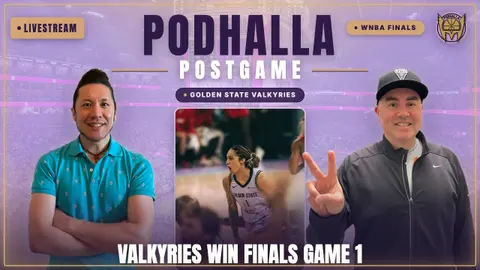Valkyries Win Finals Game 1 on Gabby Williams' Late Surge | Playoff Podhalla Postgame