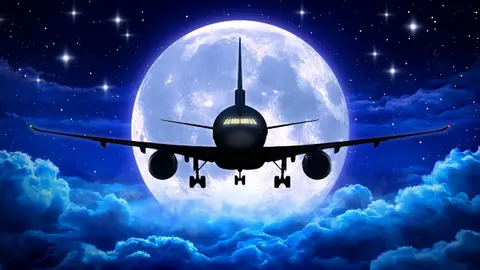 White Noise Airplane Sounds for Sleeping | Black Screen
