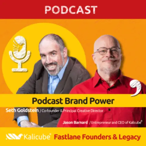 Seth Goldstein with Jason Barnard on Fastlane Founders And Legacy. Podcast Brand Power