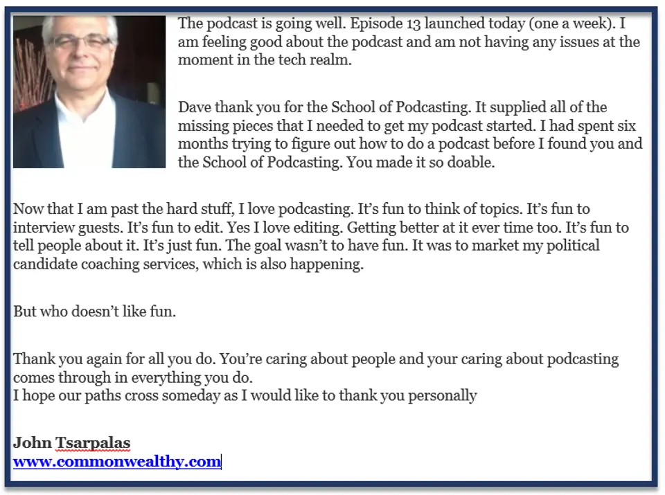 John testimonial