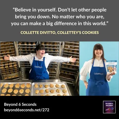 Collettey's Cookies – with Collette Divitto, entrepreneur with Down syndrome