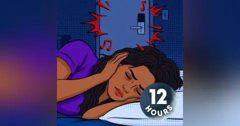 Block Out Noisy Hotel Guests with White Noise for Sleeping 12 Hours