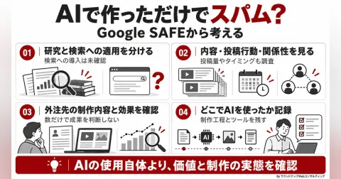 第604回:GoogleのSAFEをどう見るか。AIで量産する前に、自社と外注先の制作を確かめる