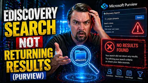 Microsoft 365 eDiscovery Search No Results
