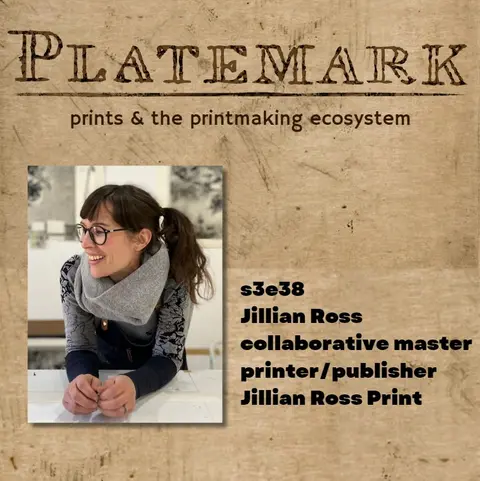 s3e38 on working with William Kentridge with printer Jillian Ross