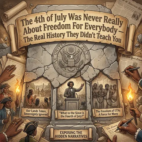 The 4th of July Was Never Really About Freedom For Everybody — The Real History They Didn't Teach You
