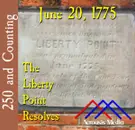 June 20, 1775: The Liberty Point Resolves