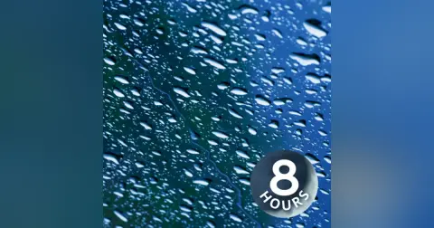 Rain Sounds 8 hours | Heavy Rainfall White Noise for Sleep or Focus