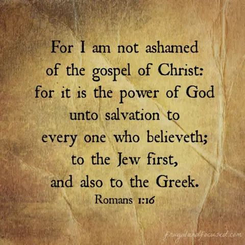 Saved Because of Us or Because of Him?