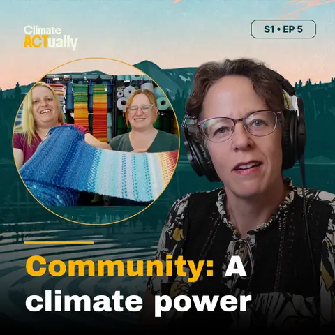Climate community: How knitting turns climate data into something you can snuggle