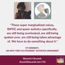 Autistics Unmasked and the BIPOC autistic experience – with Ky Kennedy