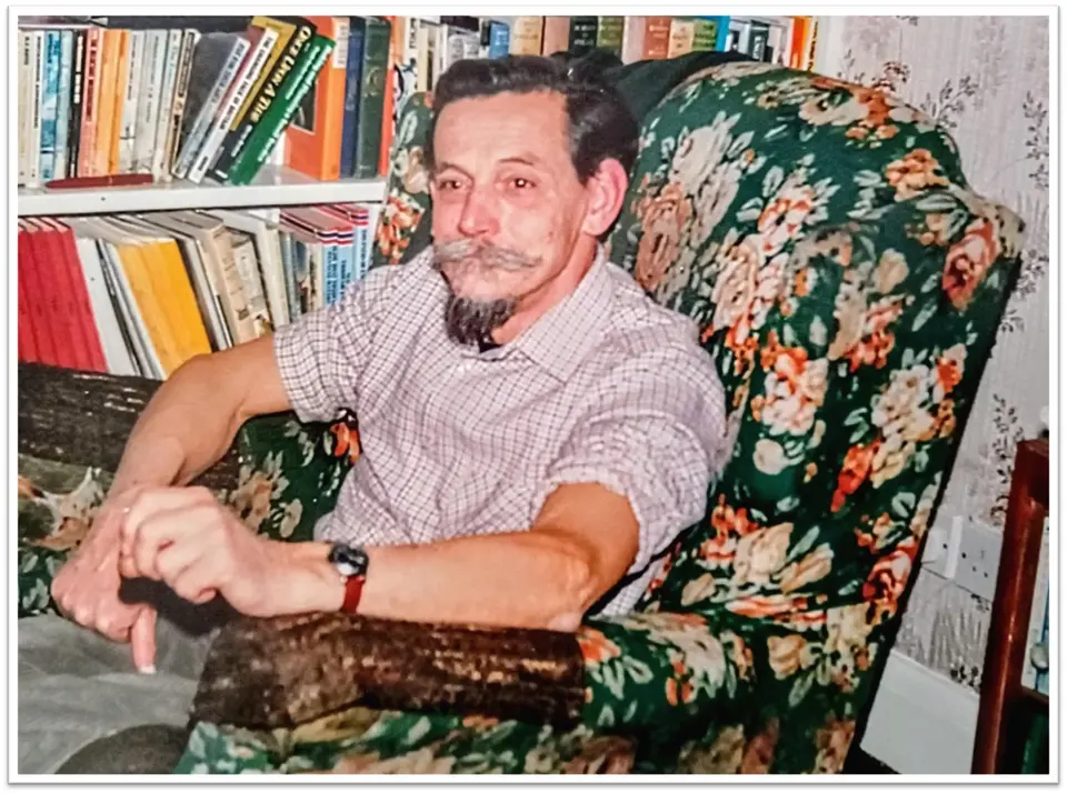 Dad in armchair