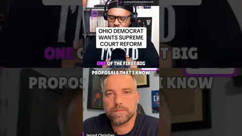 OHIO DEMOCRAT WANTS SUPREME COURT REFORM #politics #democrats #supremecourt #ohio #ohiopolitics