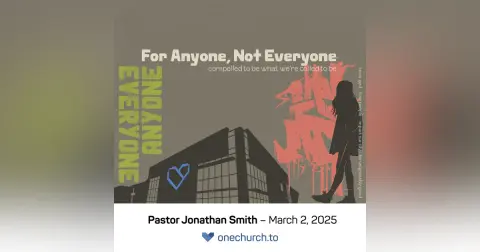 For Anyone, Not Everyone
