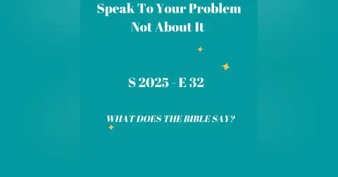 Speak to Your Problem, Not About It