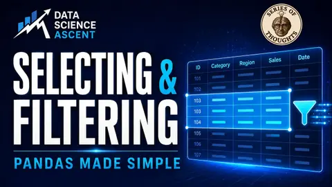 Pandas Selecting & Filtering Made Simple | loc, iloc & Boolean Masks | M4E3