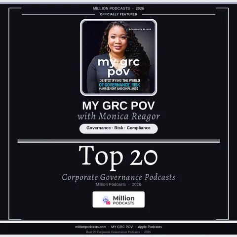 MY GRC POV Named a Top 20 Corporate Governance Podcast in the U.S.