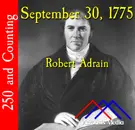 September 30, 1775: Robert Adrain