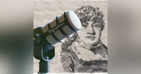 Sarah Hodgson, a radical type, with Helen Williams