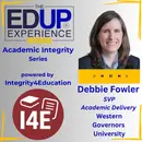 What If Your Mentor Met With You Every Single Week? - with Debbie Fowler, SVP, Academic Delivery, Western Governors University