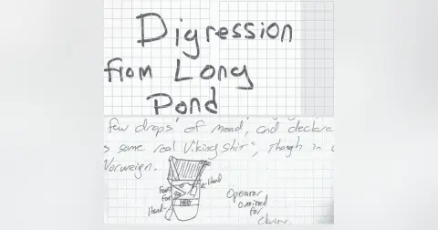 Digression: Solo Canoe Sailing on Long Lake