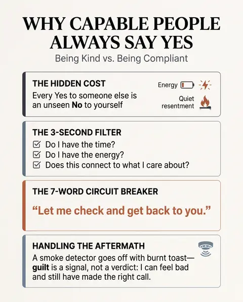 Why Capable People Always Say Yes (And How to Stop)