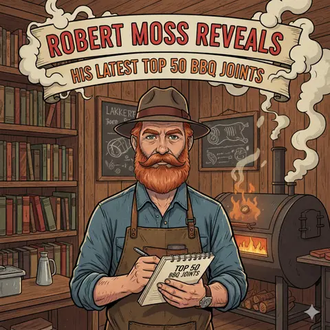 Robert Moss Releases Southern Living Magazines Top 50 BBQ Joints!