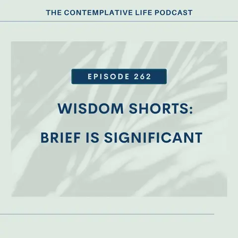 Ep 262 Wisdom Shorts: Brief Is Significant
