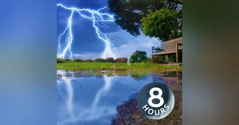 Thunderstorm Sounds for Sleeping or Studying | Rainstorm White Noise 8 Hours