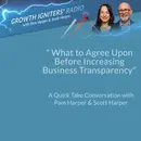 What to Agree Upon Before Increasing Business Transparency